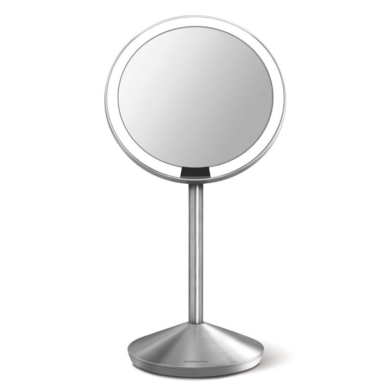 Simplehuman Sensor Mirrors 5" Round, 10x Magnification, Stainless Steel & Reviews Perigold